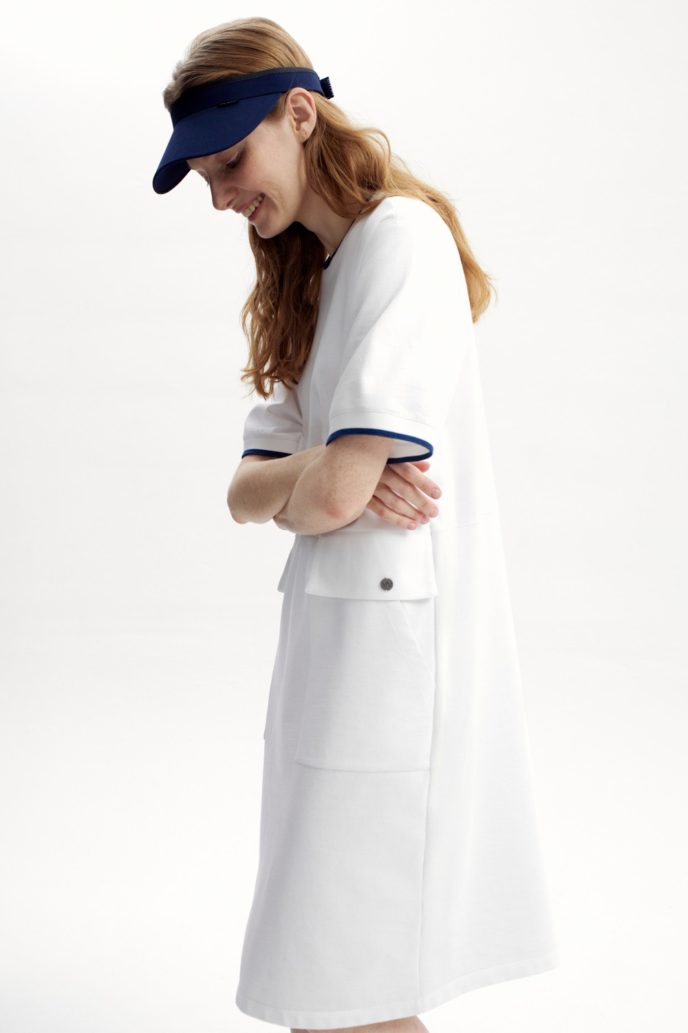 Платья женские для мам, артикул: ЕВТ 5067, цвет: белый, фото 3