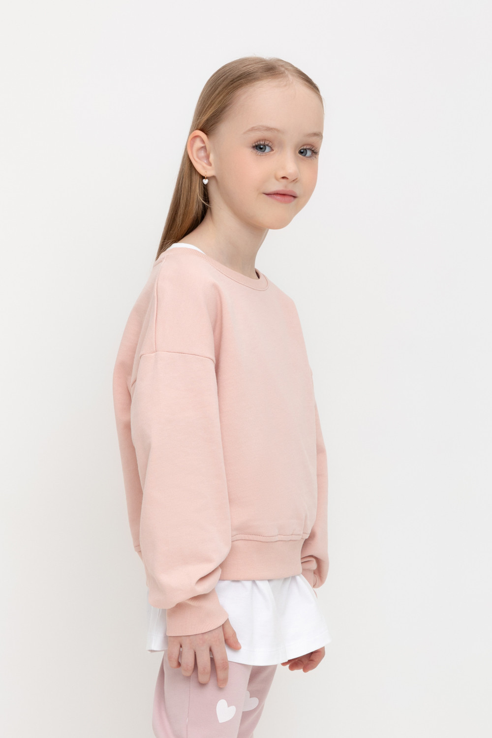 Джемпер для девочки, артикул: К 302119, цвет: розовый, фото 3