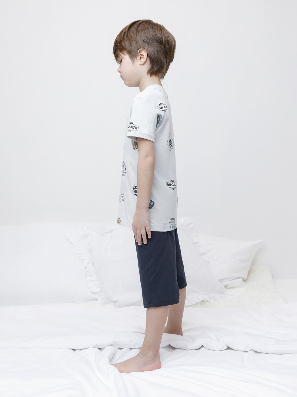 Пижама для мальчика, артикул: К 1614, цвет: светло-серый5, фото 3