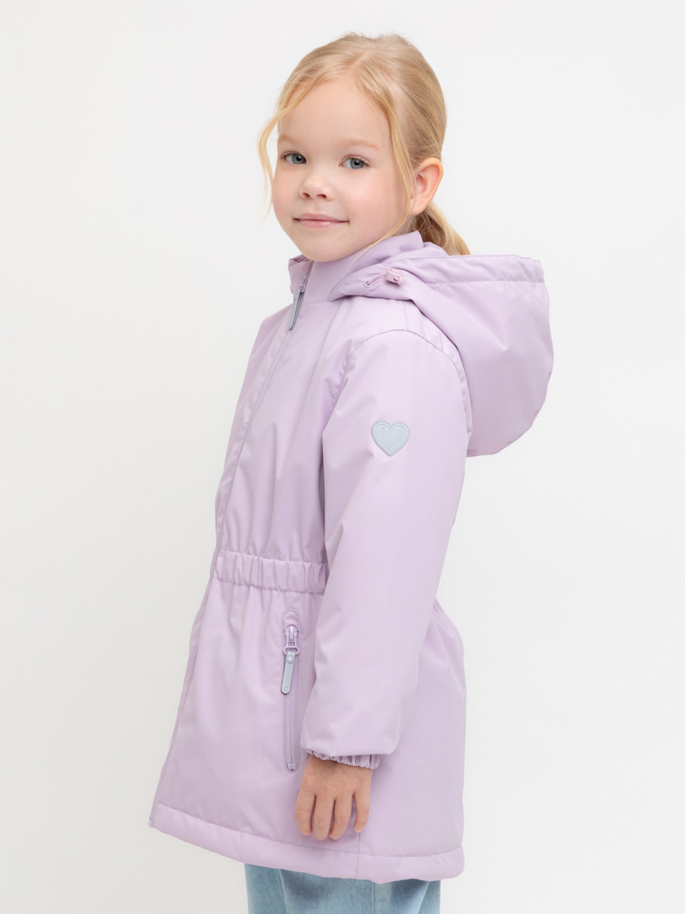 Куртка для девочки, артикул: ВК 32165/6 УЗГ, цвет: фиолетовый, фото 3