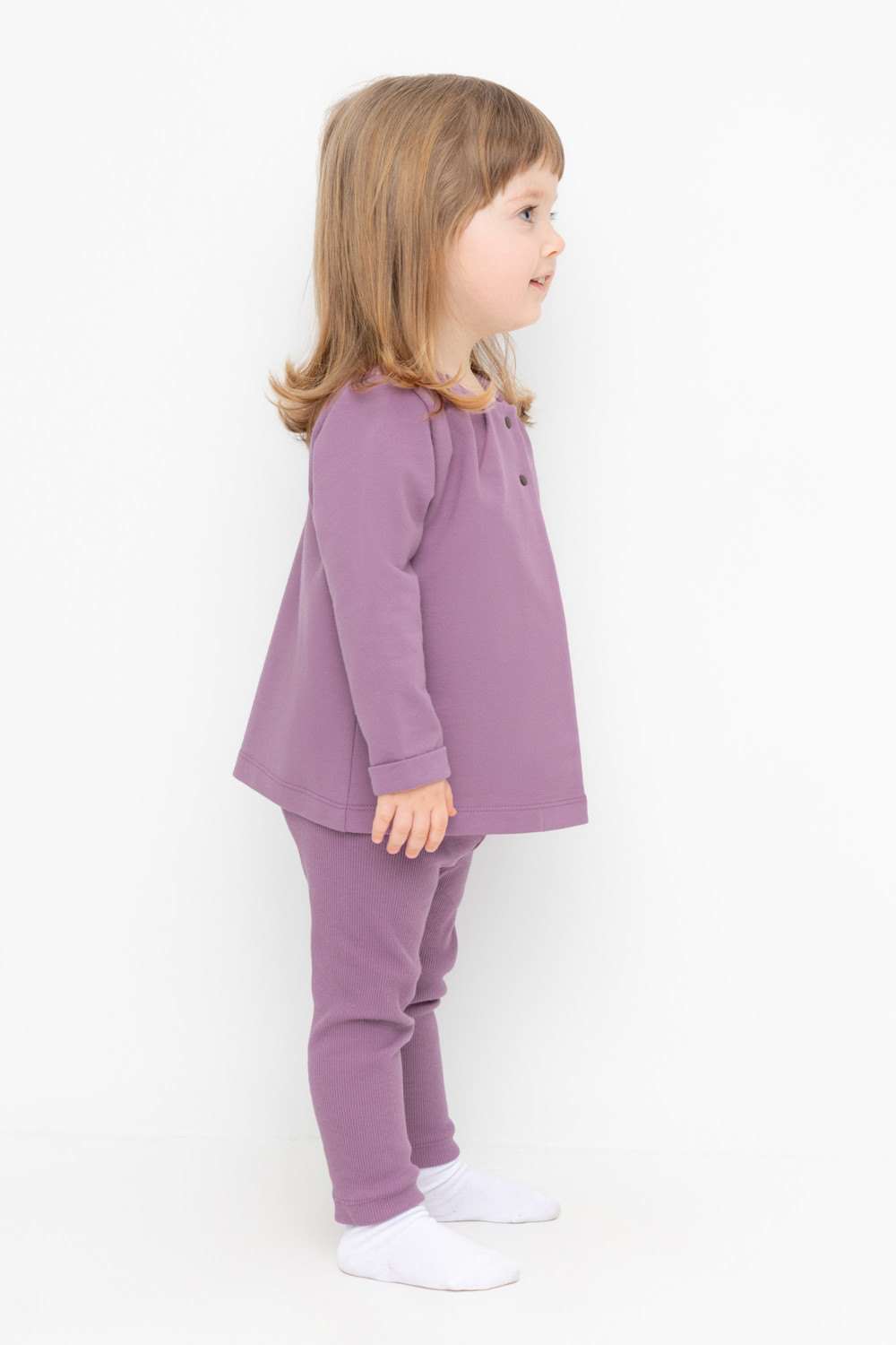 Лосины для девочки, артикул: КР 400597, цвет: бордовый, фото 3