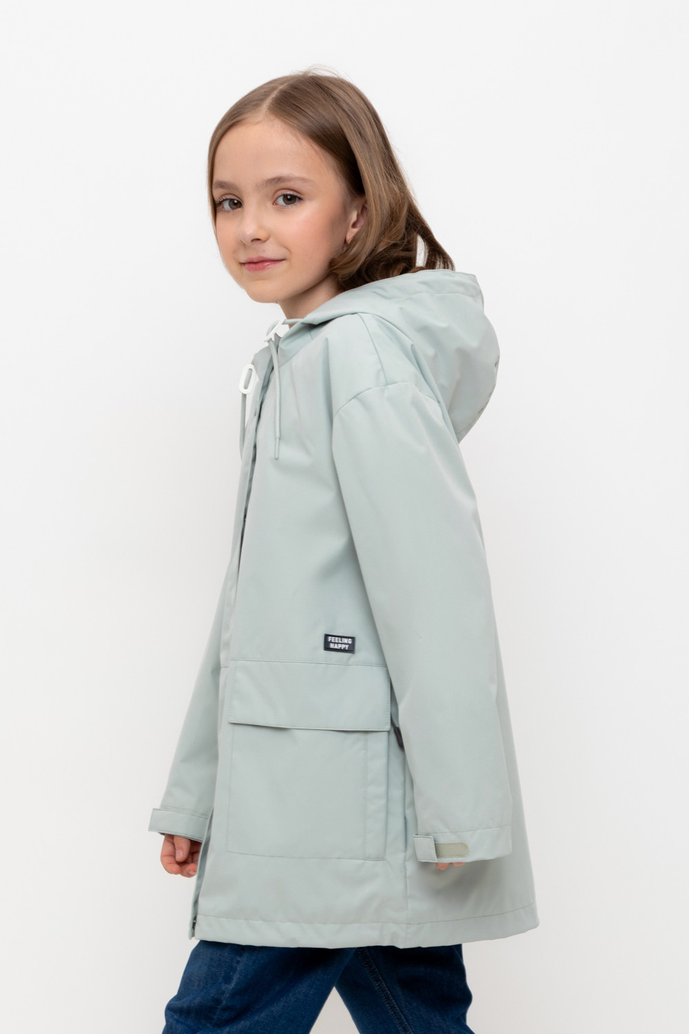 Куртка для девочки, артикул: ВК 32170/1 УЗГ, цвет: серый, фото 3