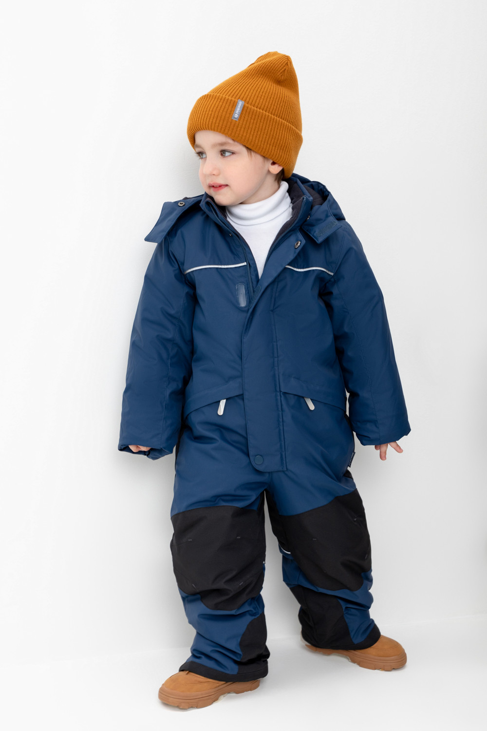 Комбинезоны утепленные для мальчика, артикул: ВК 60101/4 УЗГ (122-158), цвет: синий, фото 3