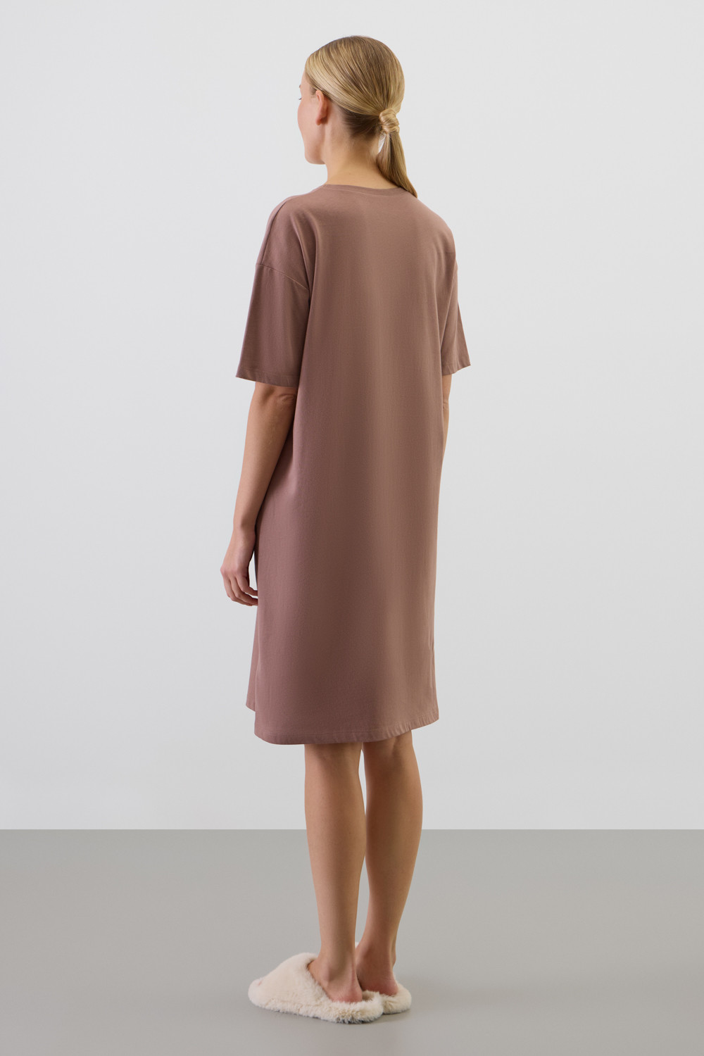 Сорочки ночные женские для мам, артикул: Е 10065, цвет: коричневый, фото 3