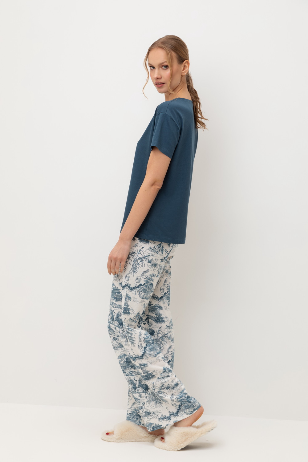 Комплекты для дома для мам, артикул: Е 20186, цвет: синий, фото 3