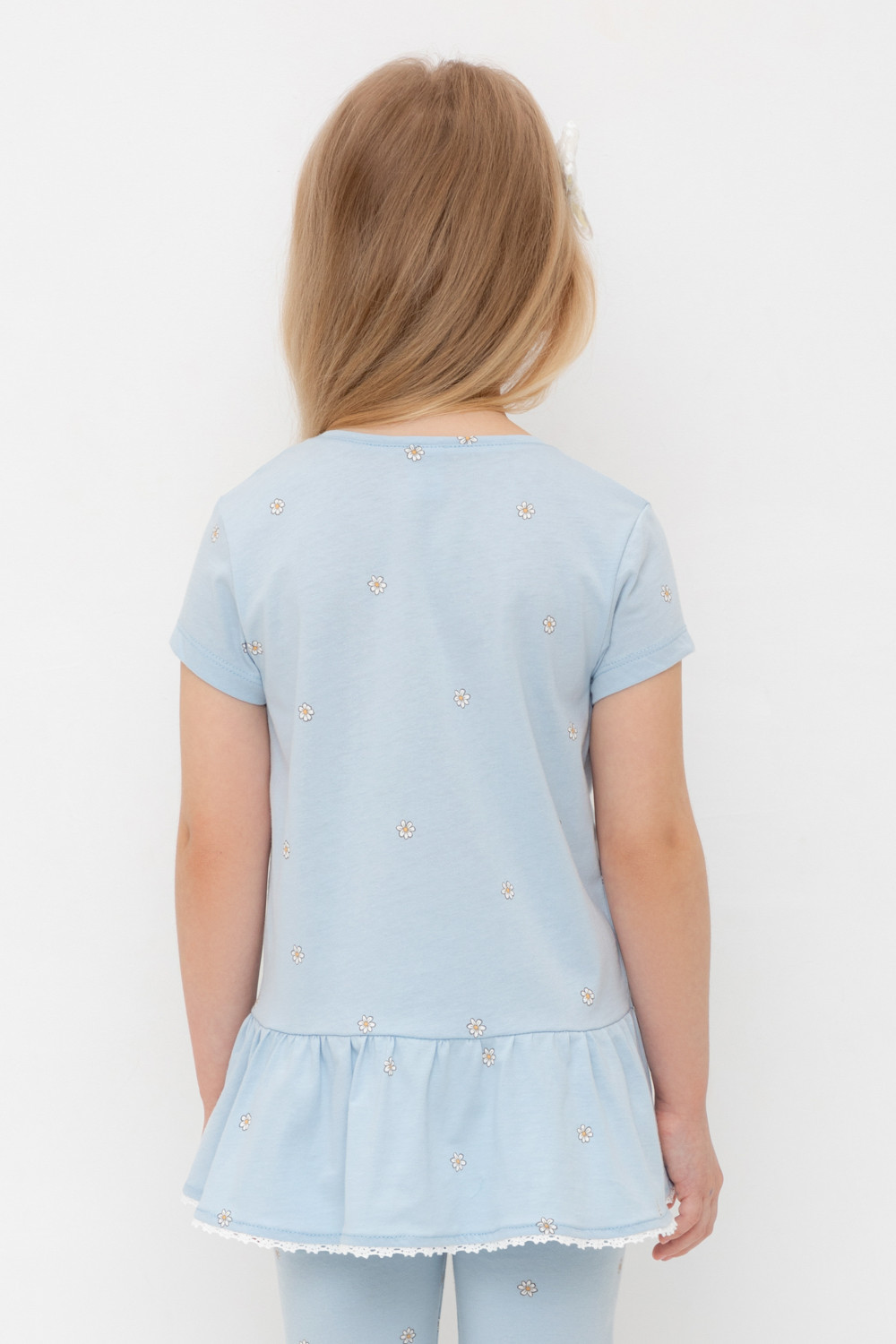 Блузка для девочки, артикул: КР 302746-1, цвет: голубой, фото 4