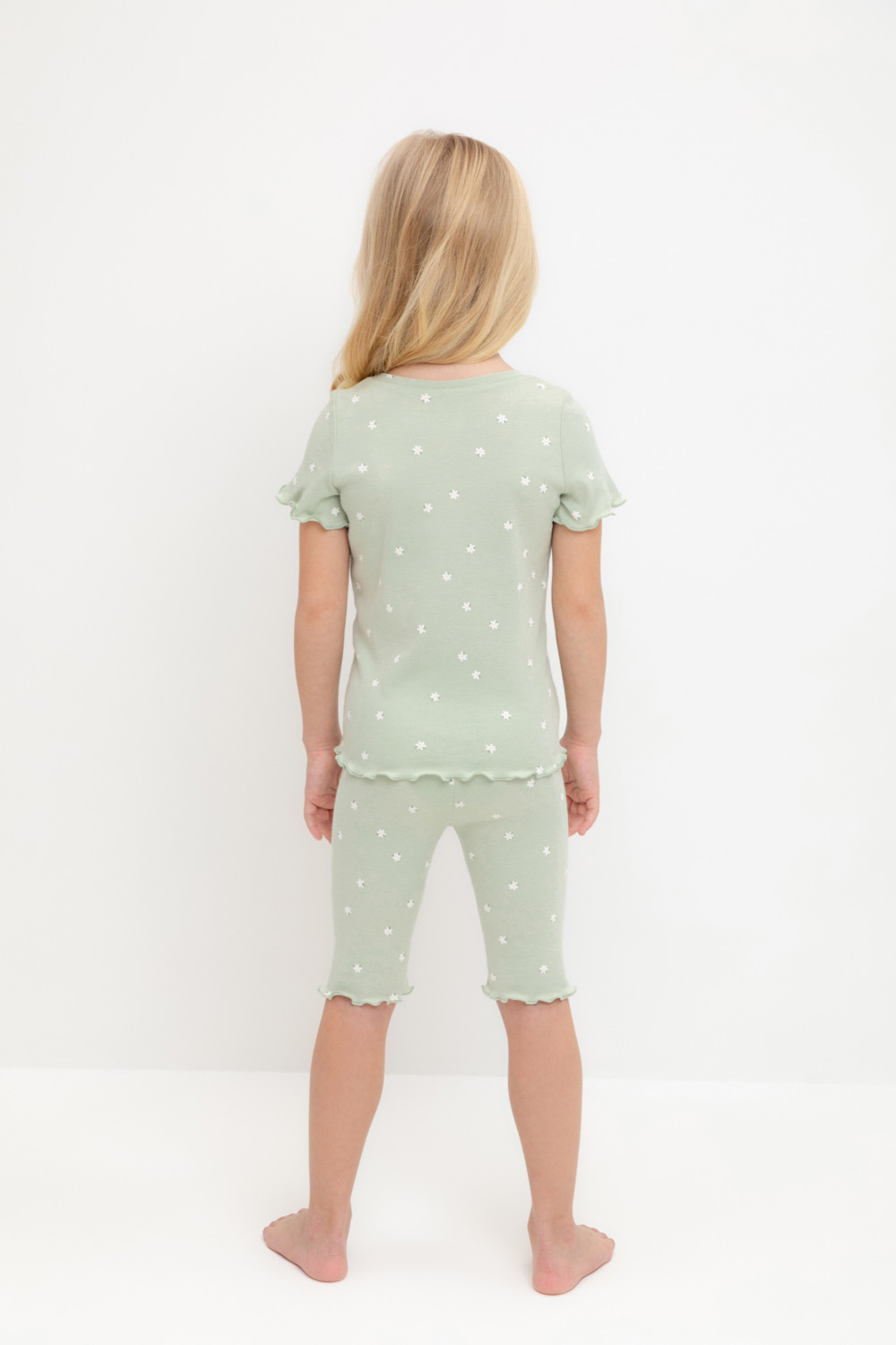 Пижама для девочки, артикул: К 1632, цвет: голубой, фото 4