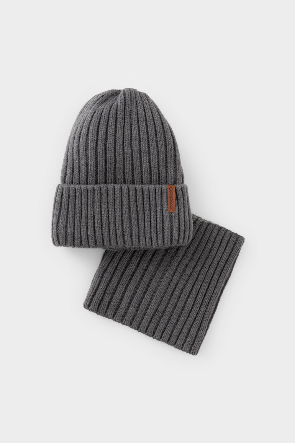 Комплекты вязаные, артикул: КВ 22015/ш, цвет: серый, фото 4