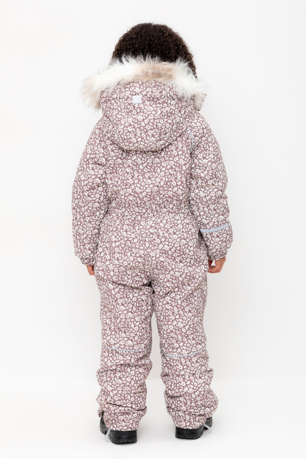 Комбинезоны утепленные для девочки, артикул: ВК 60097/н/1 ГР, цвет: розовый, фото 4