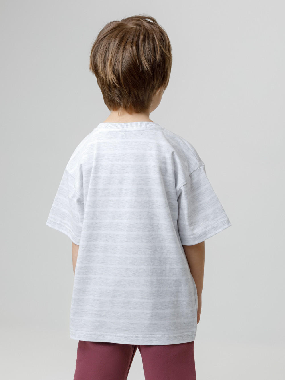 Футболка для мальчика, артикул: КР 302912, цвет: светло-серый5, фото 4