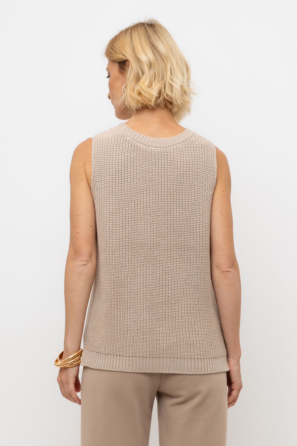 Майки женские для мам, артикул: ЕВ 30206, цвет: бежевый, фото 4