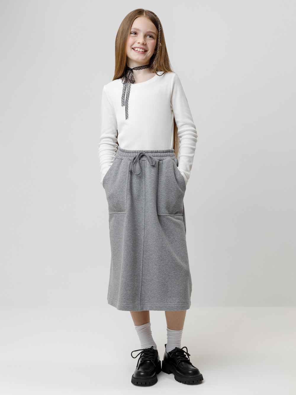 Лонгсливы для девочки, артикул: КР 302673, цвет: светло-розовый, фото 4