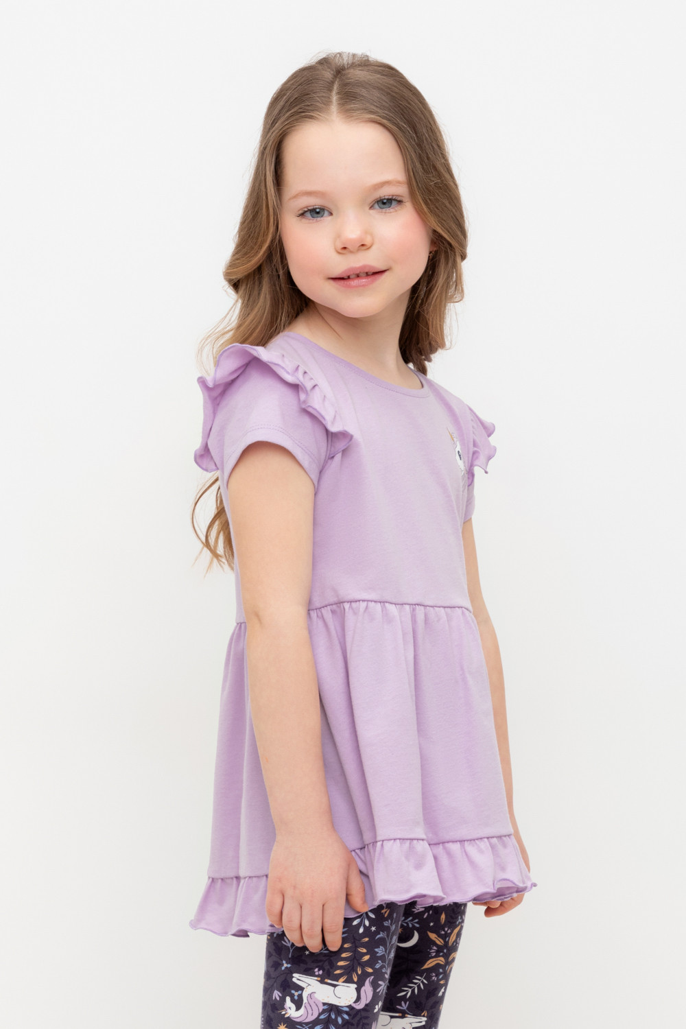 Платье для девочки, артикул: КР 5918, цвет: фиолетовый, фото 4
