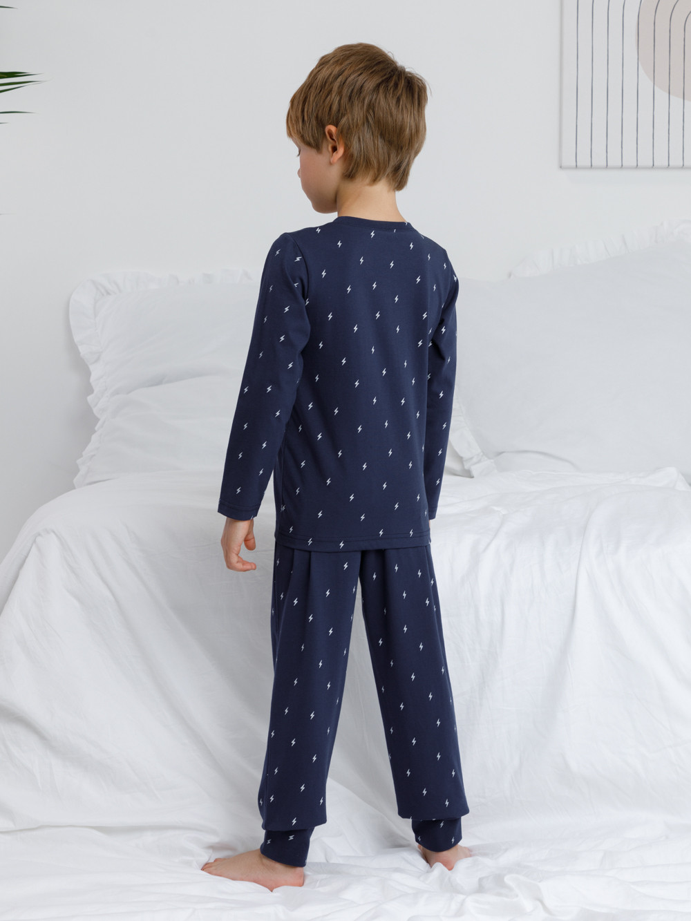 Пижама для мальчика, артикул: К 1637, цвет: синий, фото 4