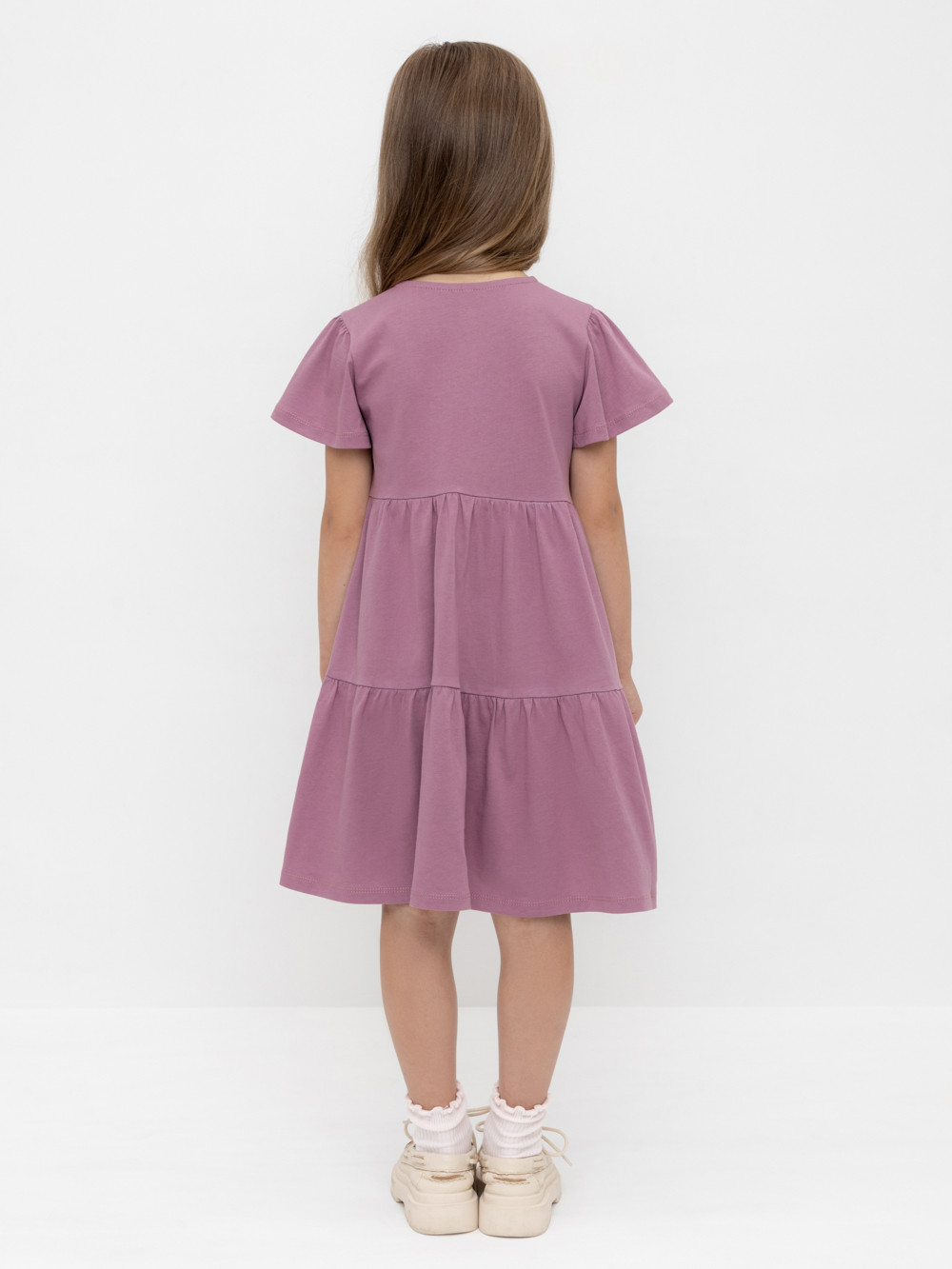 Платье для девочки, артикул: КР 5927-1, цвет: бордовый, фото 3