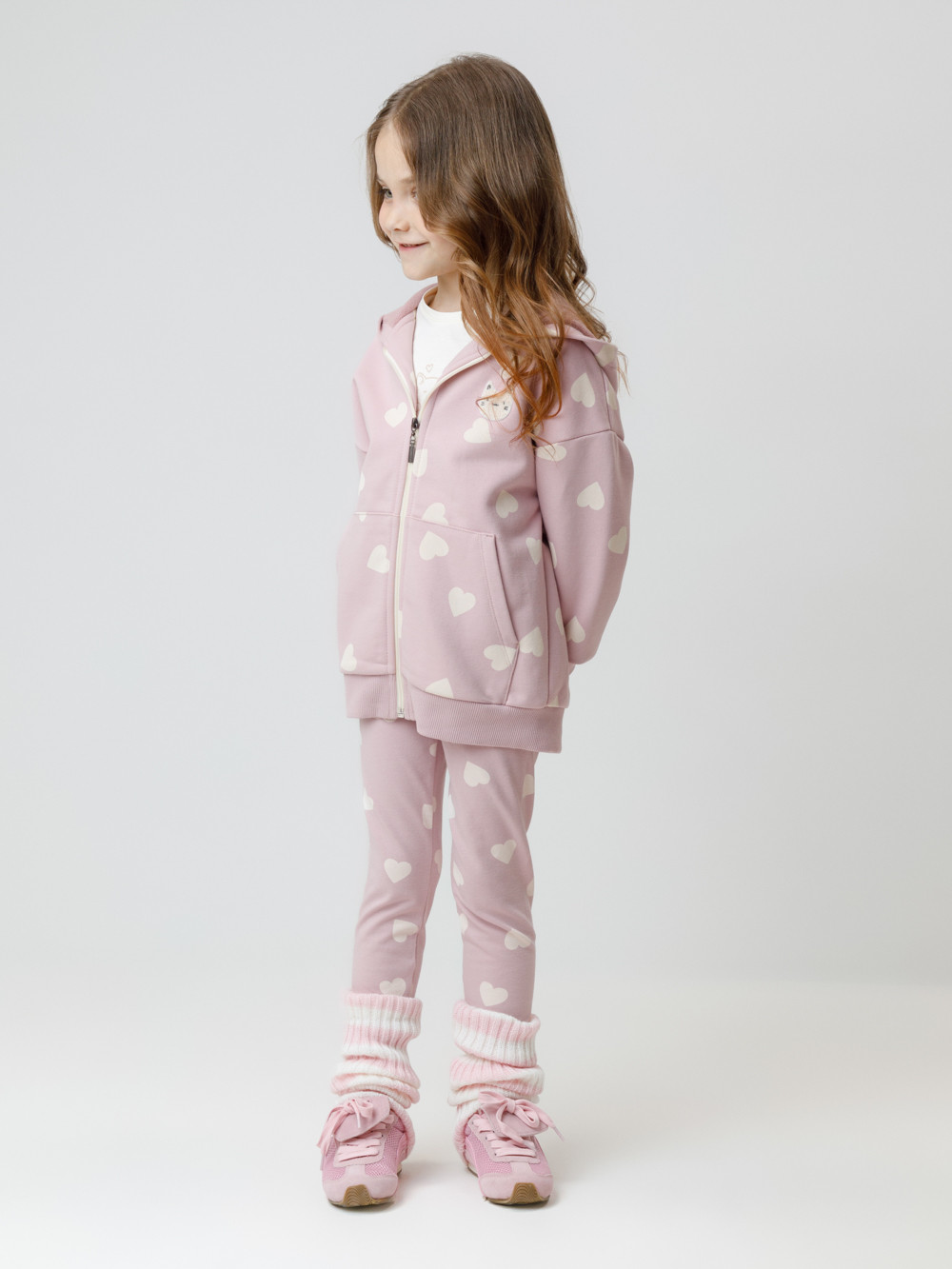 Лосины для девочки, артикул: КР 4074, цвет: розовый, фото 4