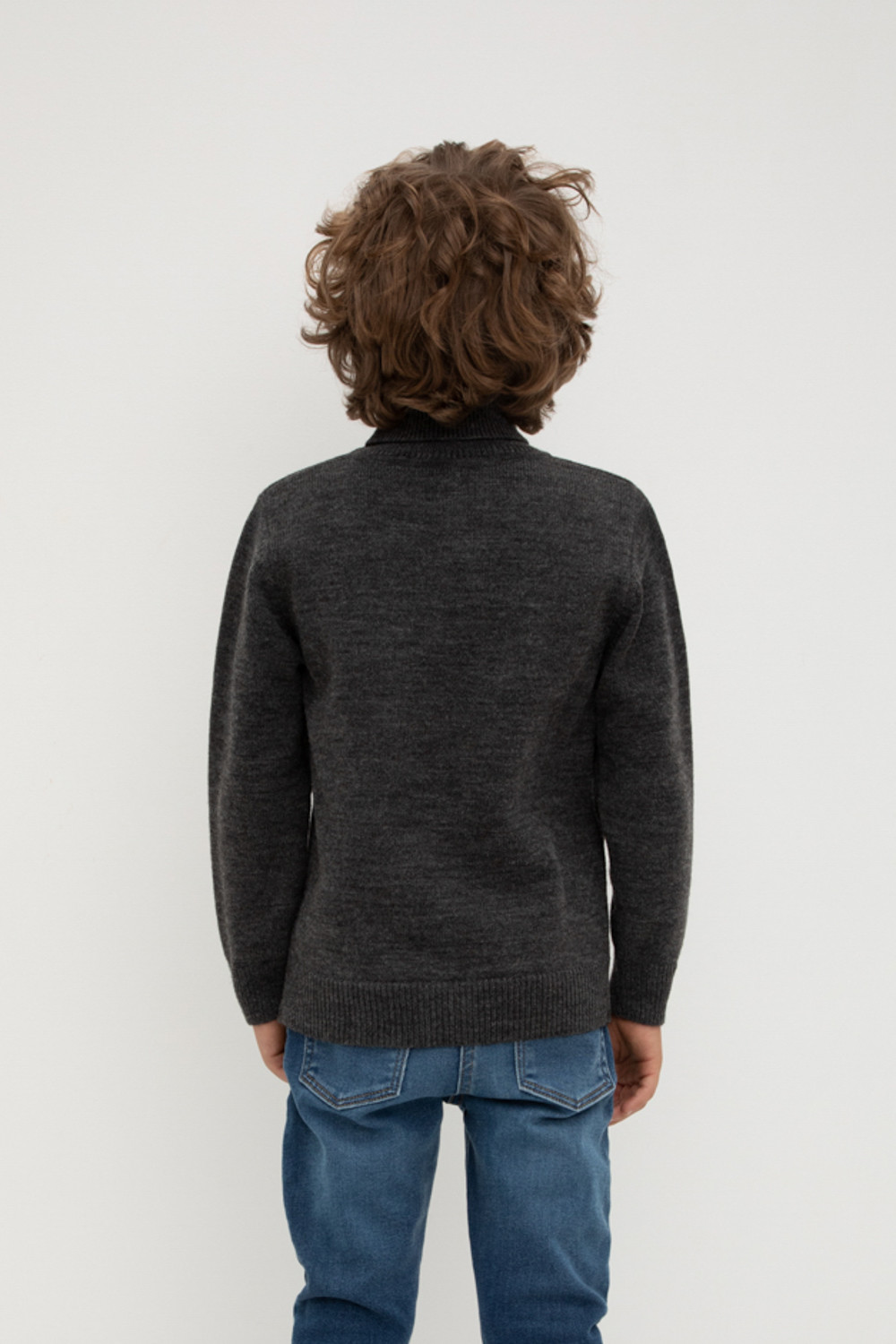 Джемпер для мальчика, артикул: КВ 30148/ш, цвет: серый, фото 4