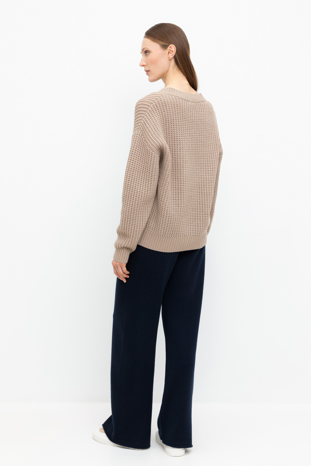 Брюки женские для мам, артикул: ЕВ 416/24ш, цвет: синий, фото 4