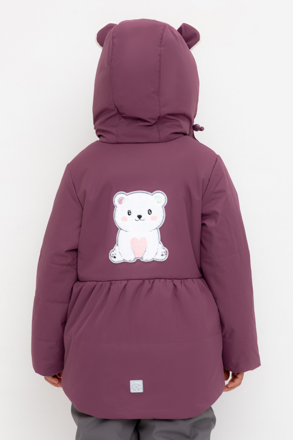 Куртка для девочки, артикул: ВК 38085/н/2 ГР, цвет: фиолетовый, фото 4