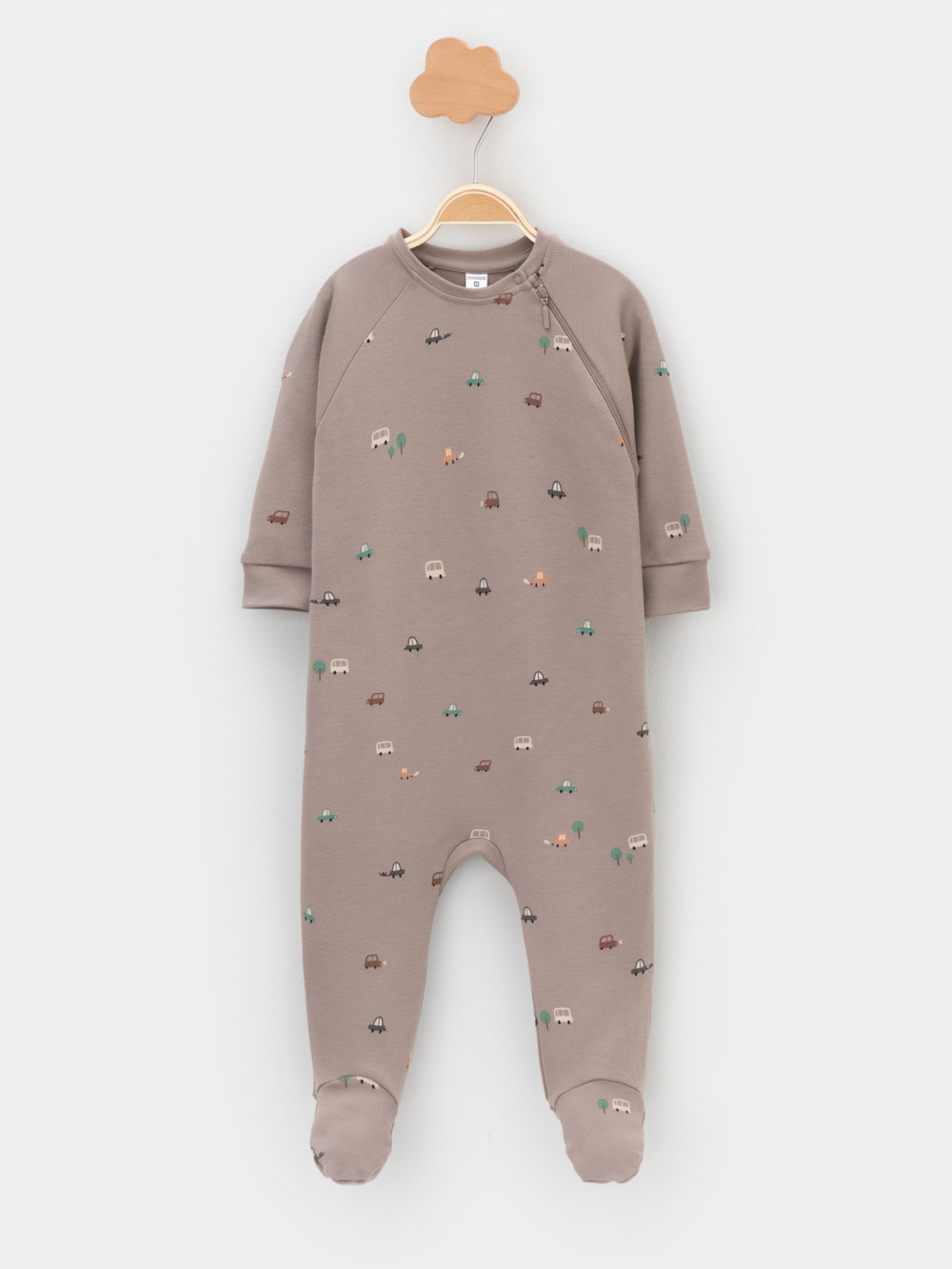 Комбинезон для новорожденных, артикул: К 6444-2уп, цвет: коричневый, фото 4