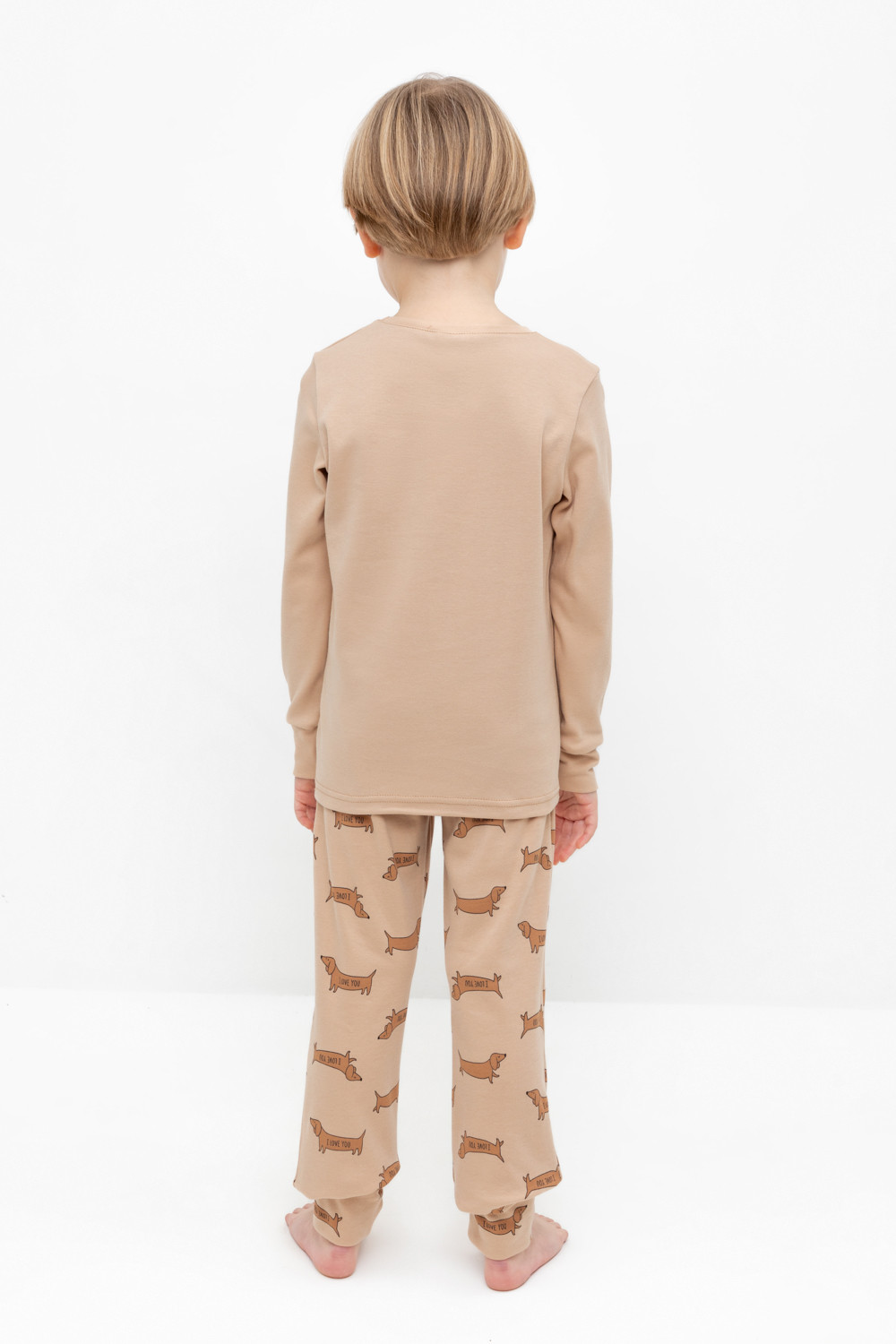Пижама для мальчика, артикул: К 1541, цвет: бежевый, фото 4