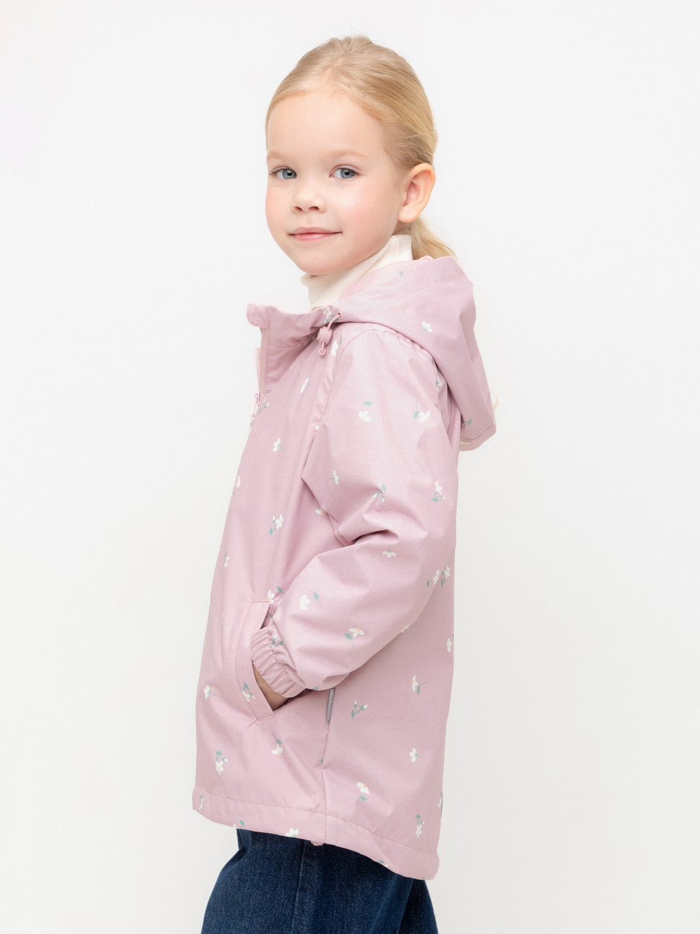 Куртка для девочки, артикул: ВК 32144/н/8 Ал, цвет: розовый, фото 4
