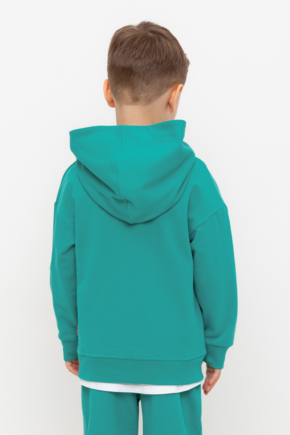 Толстовки для мальчика, артикул: КР 302653, цвет: зеленый, фото 4