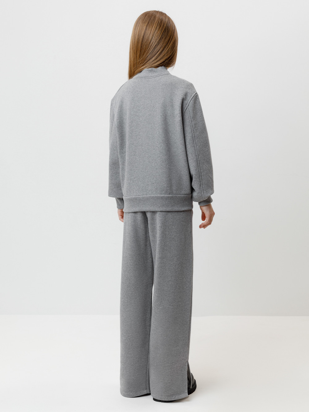 Брюки для девочки, артикул: КР 400852, цвет: серый, фото 4