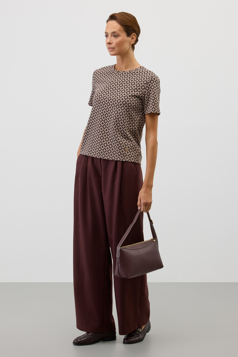 Футболки женские для мам, артикул: ЕВТ 3216, цвет: бежевый, фото 4