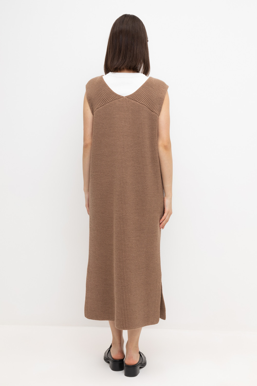 Платья женские для мам, артикул: ЕВ 524/ш, цвет: коричневый, фото 4