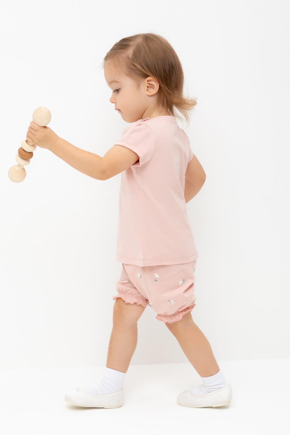 Шорты для девочки, артикул: КР 400683, цвет: розовый, фото 4