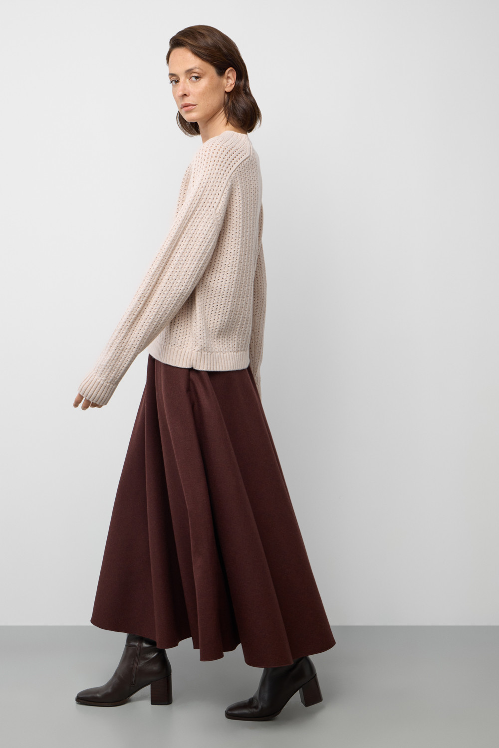 Джемперы женские для мам, артикул: ЕВ 30222/ш, цвет: желтый, фото 4