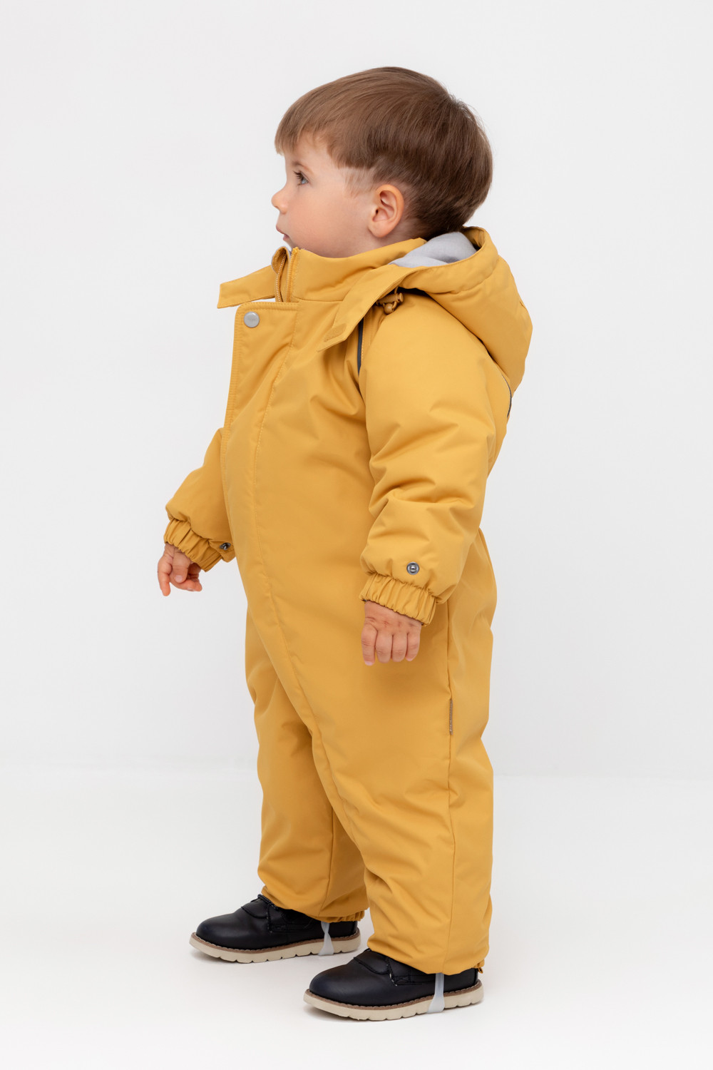 Комбинезоны утепленные для мальчика, артикул: ВК 60032/8 Ал, цвет: желтый, фото 4