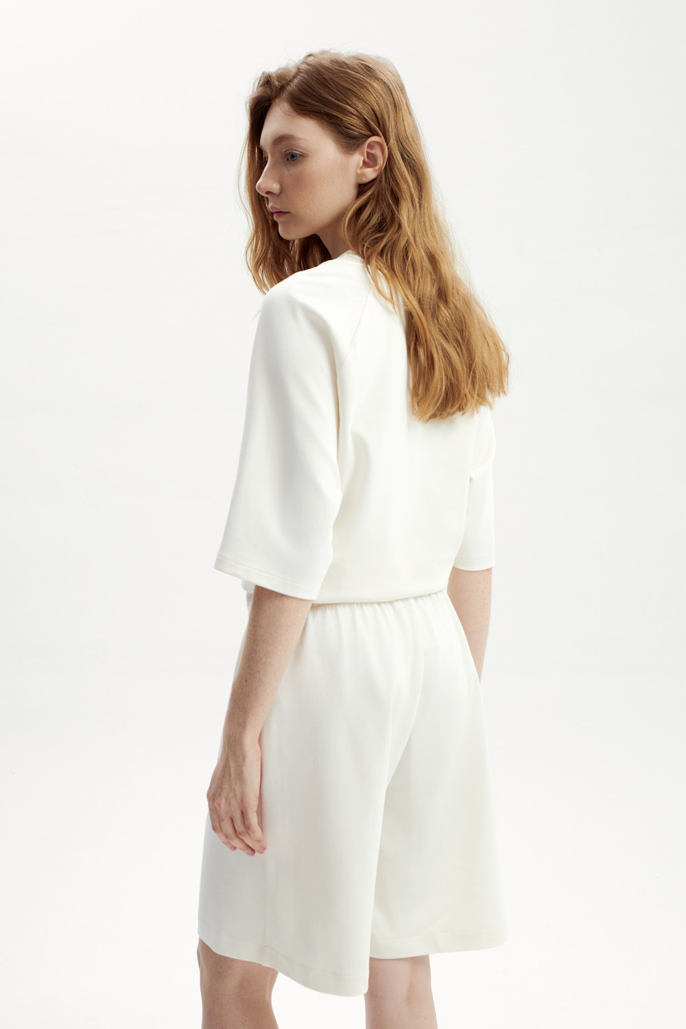 Шорты женские для мам, артикул: ЕВТ 4128, цвет: бежевый, фото 4