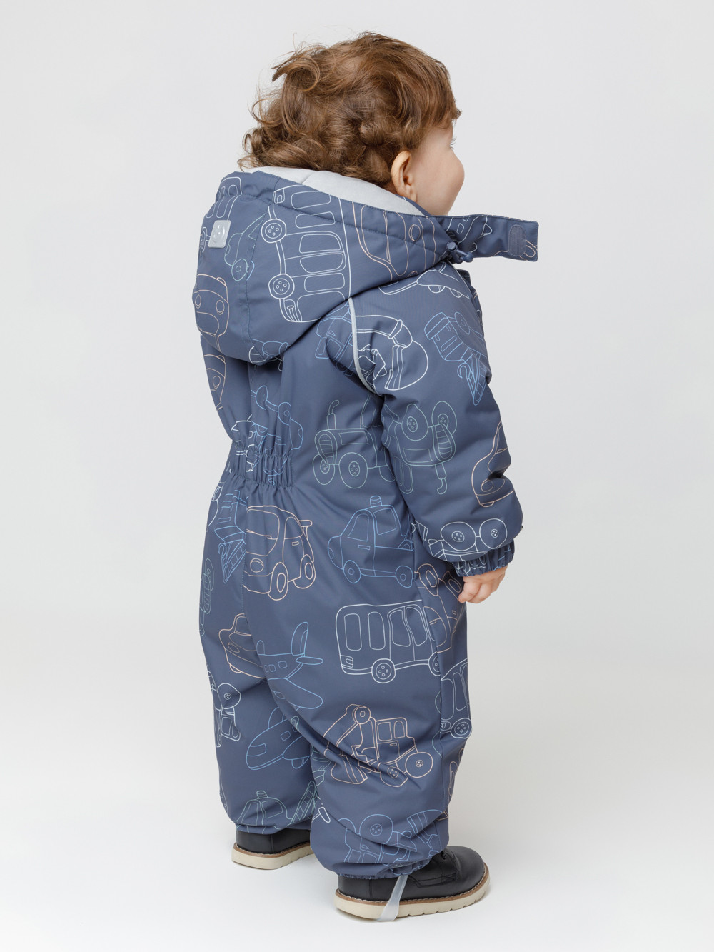 Комбинезоны утепленные для мальчика, артикул: ВК 60032/н/63 Ал, цвет: синий, фото 4