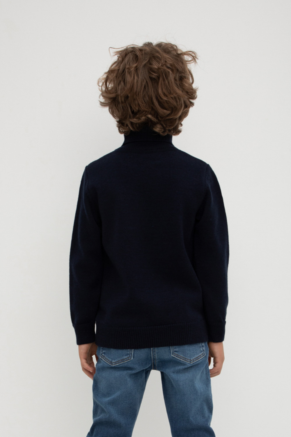 Джемпер для мальчика, артикул: КВ 30148/ш, цвет: синий, фото 4