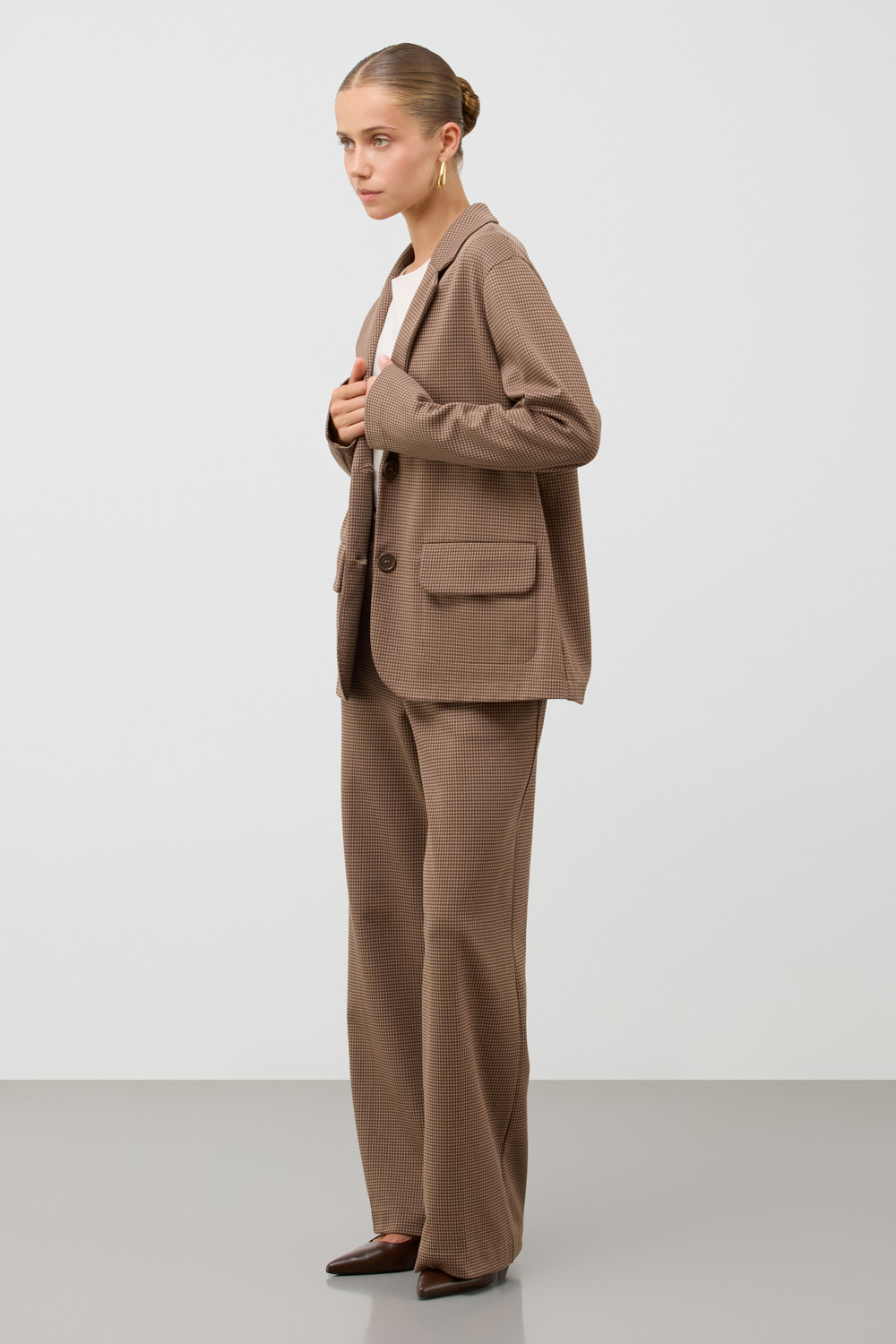 Жакеты, куртки женские для мам, артикул: ЕВТ 3333, цвет: коричневый, фото 4