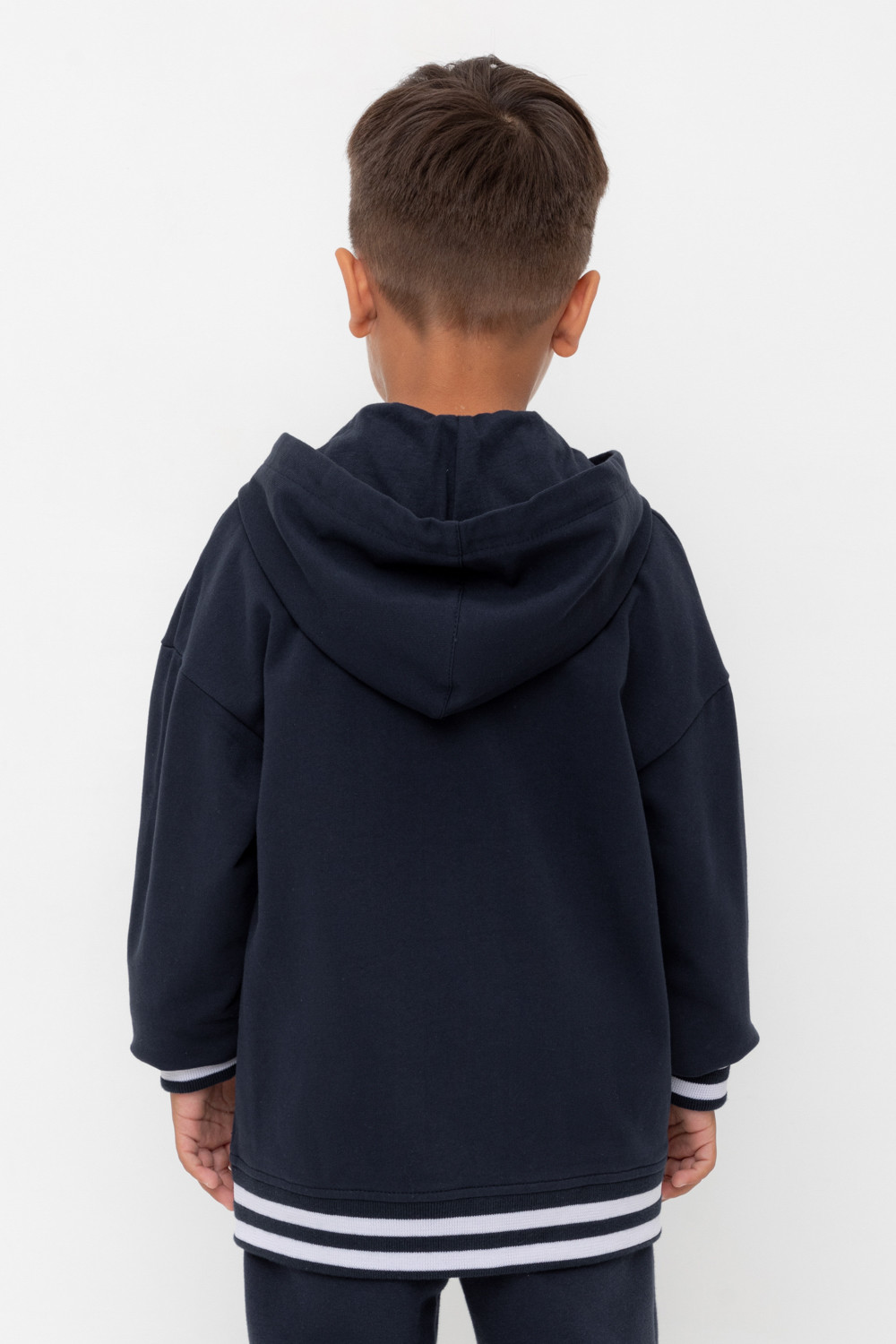 Толстовки для мальчика, артикул: КР 302758-1, цвет: темно-синий, фото 4