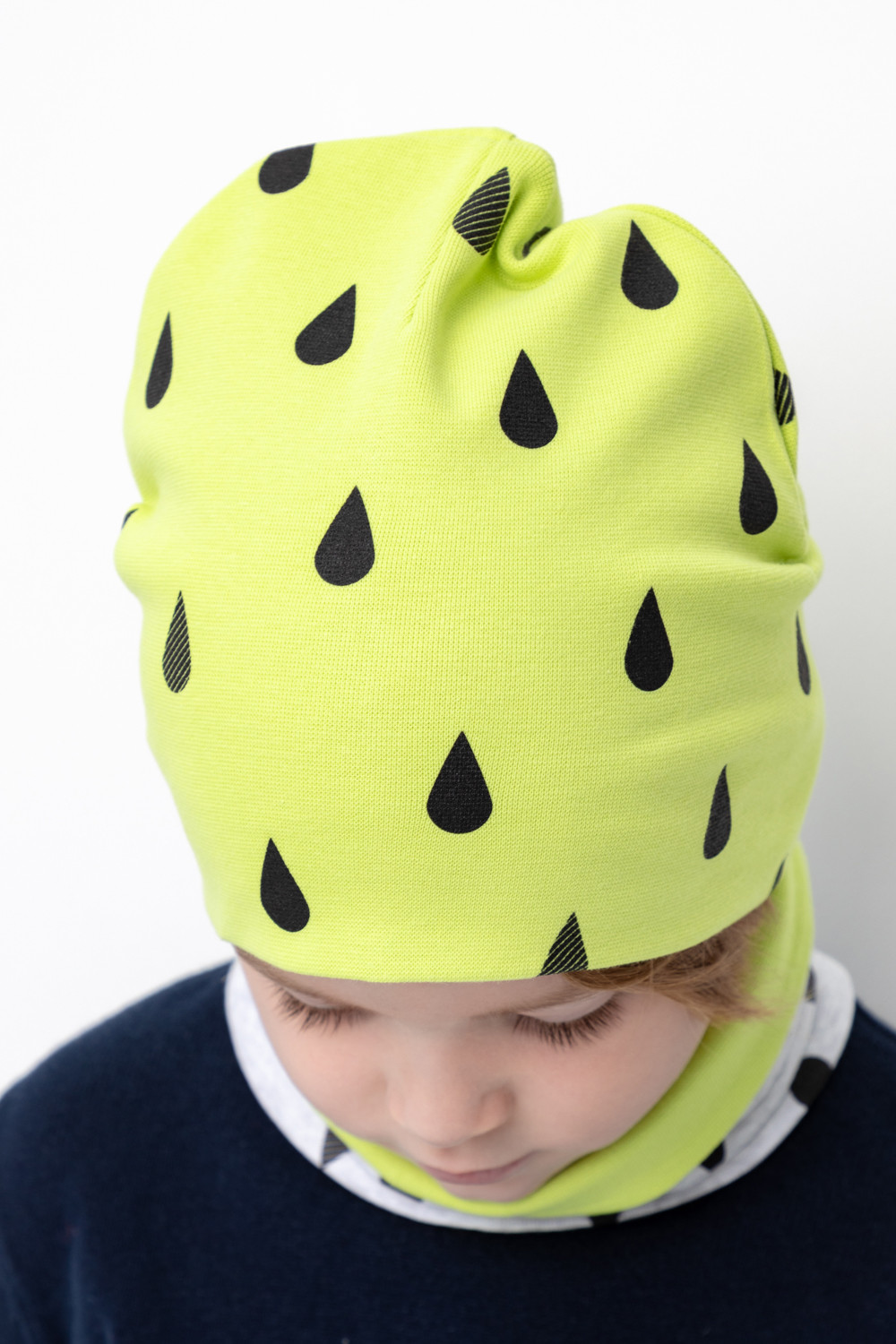 Шапка для мальчика, артикул: К 8151, цвет: зеленый, фото 4