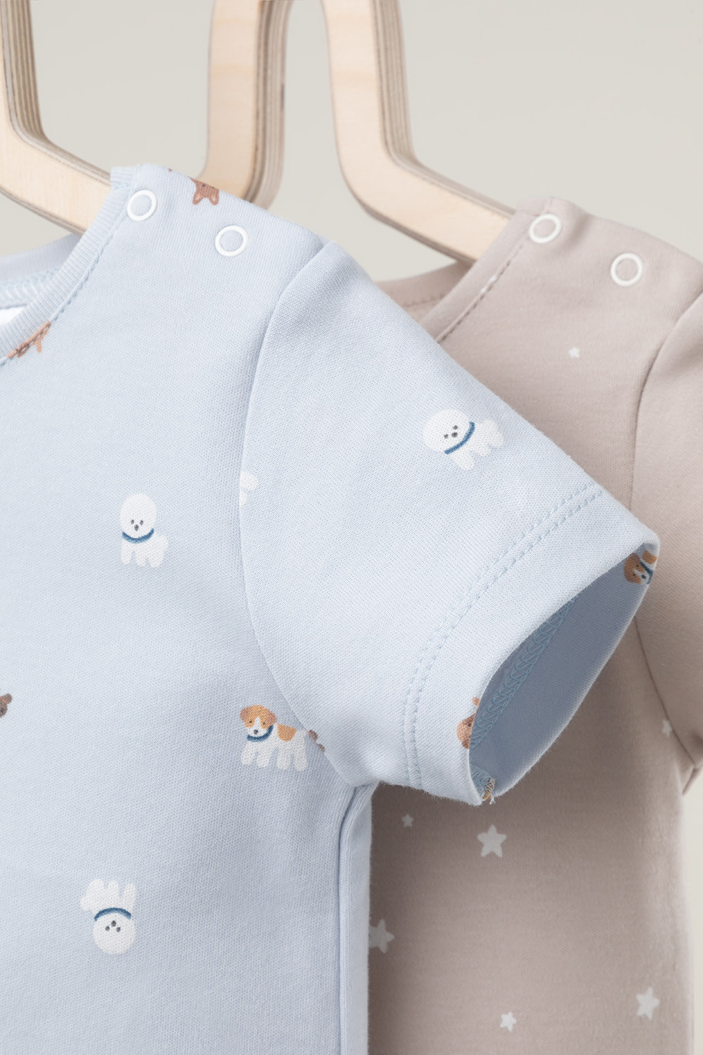 Футболка для новорожденных, артикул: К 301156-2уп, цвет: светло-серый5, фото 4