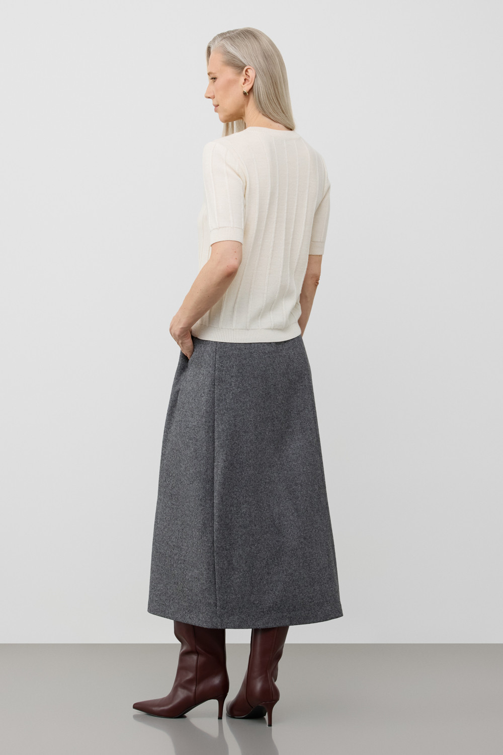 Джемперы женские для мам, артикул: ЕВ 30187/ш, цвет: бежевый, фото 4