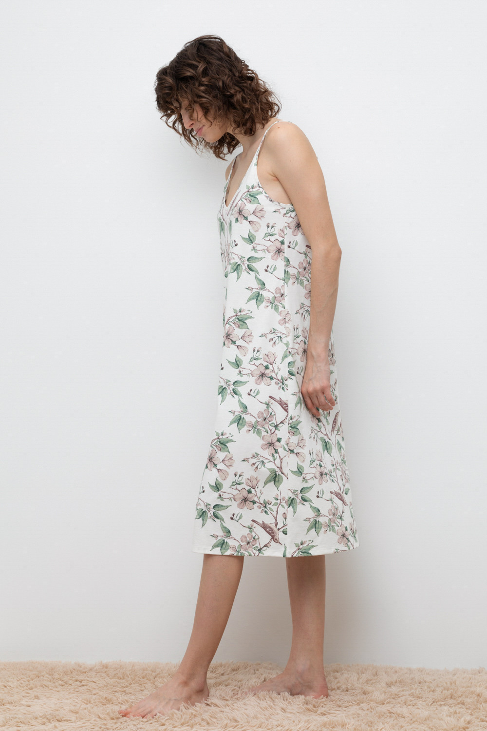 Сорочки ночные женские для мам, артикул: Е 10002, цвет: светло-розовый, фото 4