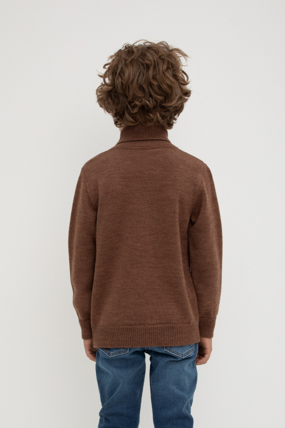 Джемпер для мальчика, артикул: КВ 30148/ш, цвет: бежевый, фото 4