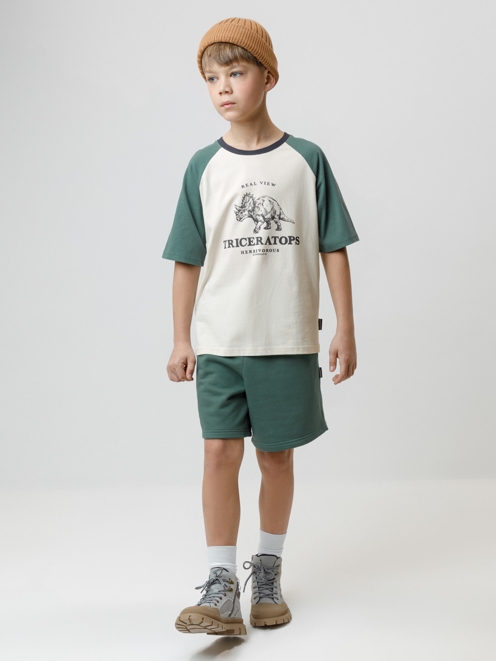 Шорты для мальчика, артикул: КР 400862, цвет: зеленый, фото 4