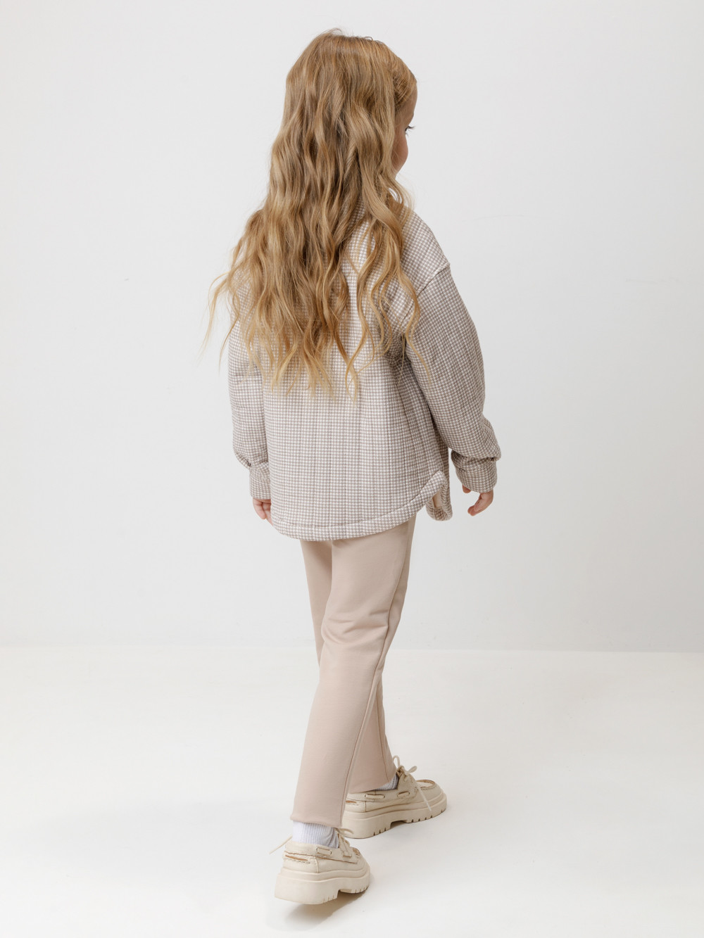 Брюки для девочки, артикул: КР 400864, цвет: бежевый, фото 4