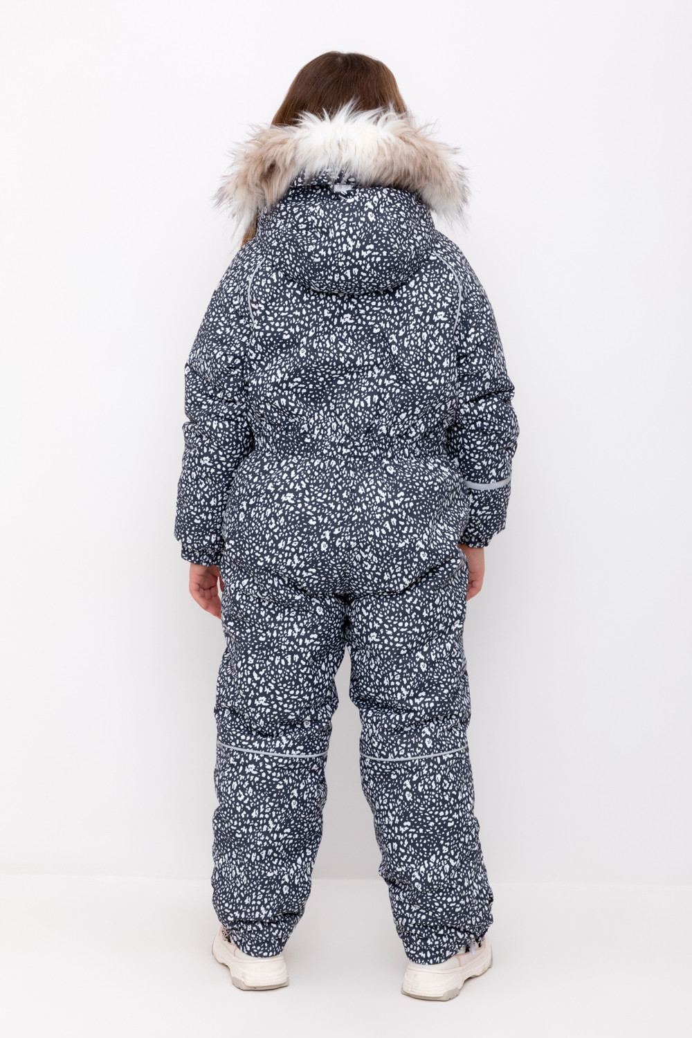 Комбинезоны утепленные для девочки, артикул: ВК 60098/н/6 ГР, цвет: серый, фото 4