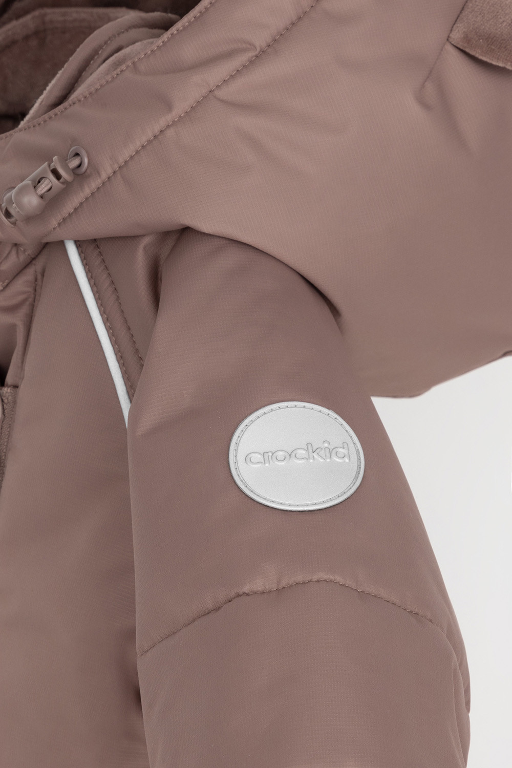 Комбинезоны утепленные для мальчика, артикул: ВК 60119/1 УЗГ, цвет: коричневый, фото 4