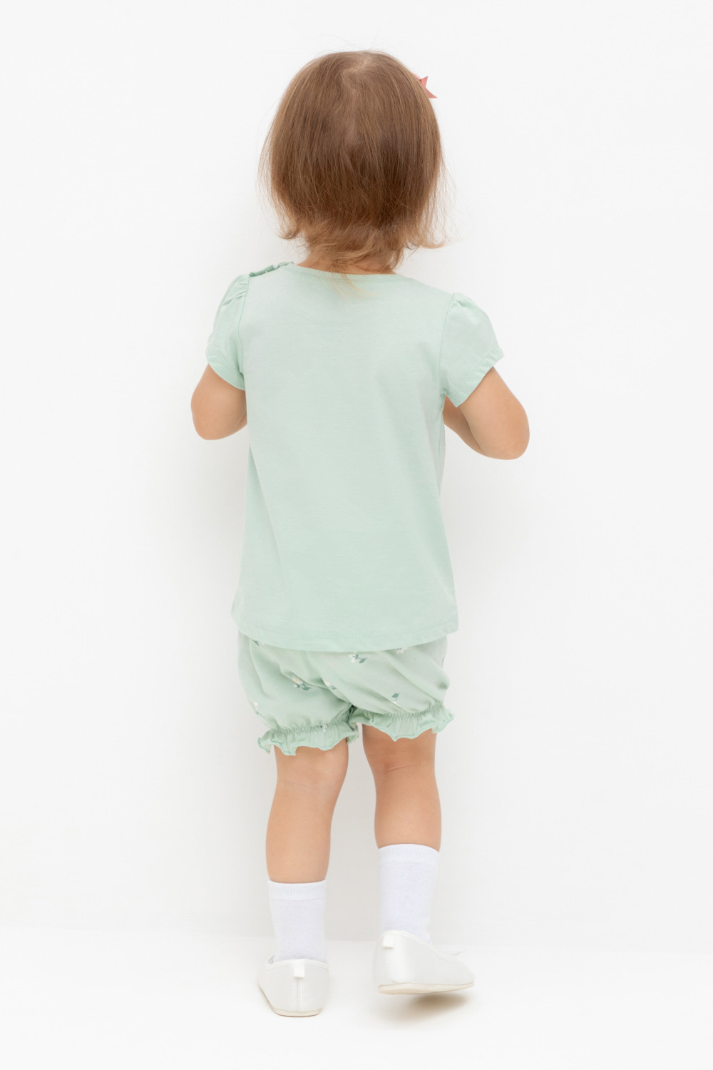 Шорты для девочки, артикул: КР 400683, цвет: зеленый, фото 4