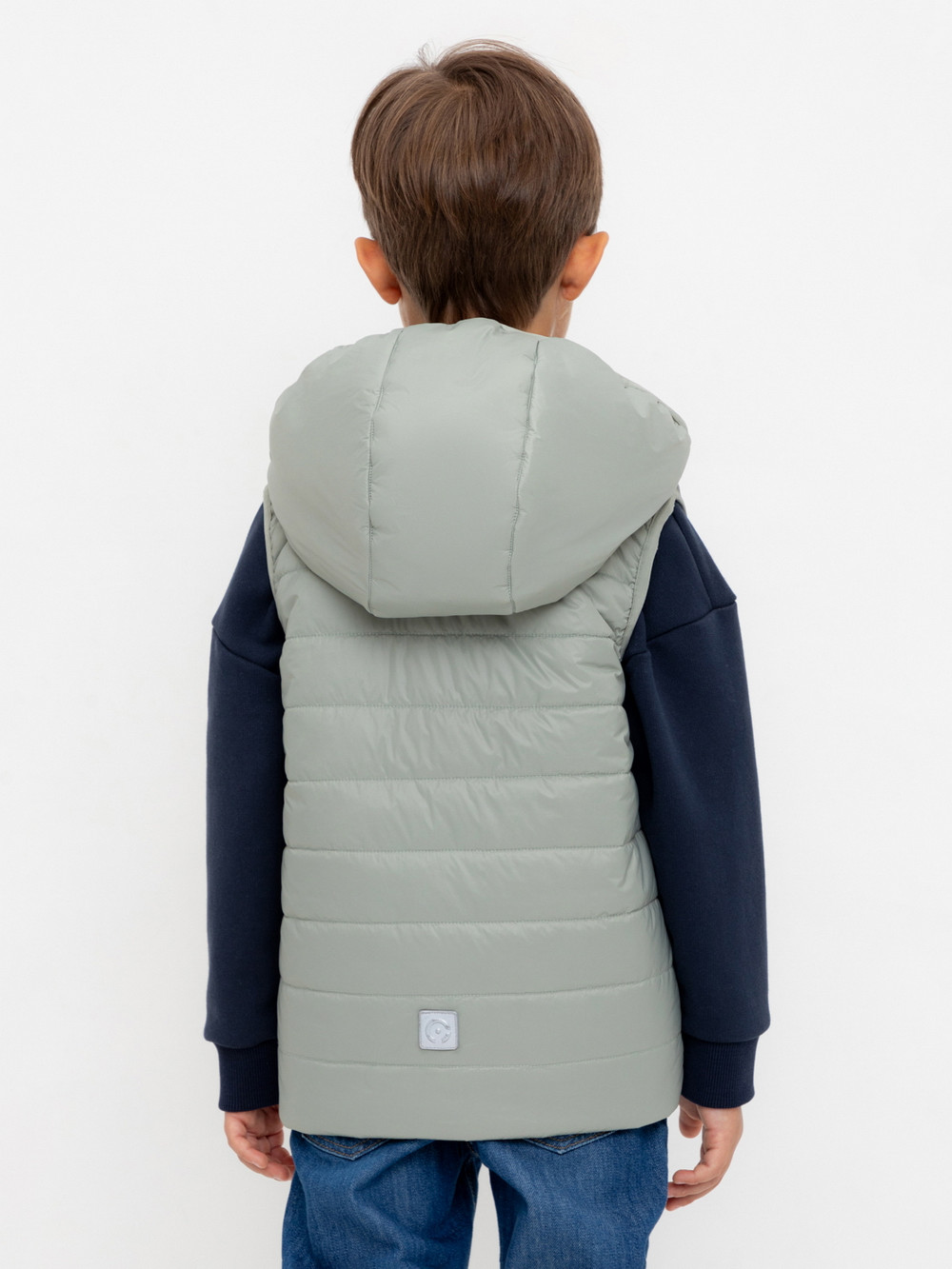 Жилеты для мальчика, артикул: ВК 35009/19 ГР, цвет: зеленый, фото 4