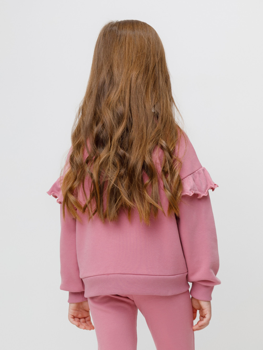 Свитшоты для девочки, артикул: КР 302876, цвет: розовый, фото 4